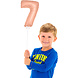 Folie Ballon Cijfer 7 Rose Goud 36cm met stokje Folie Ballon Cijfer 7 Rose Goud 36cm met stokje