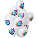 Ballonnen 10 Jaar Feest 30cm 12st Ballonnen 10 Jaar Feest 30cm 12st