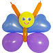 Ballonnen Set Vlinders 4st Ballonnen Set Vlinders 4st