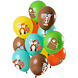 Bosdieren Ballonnen 30cm 12st Bosdieren Ballonnen 30cm 12st