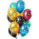 Gekleurde Ballonnen Metallic Sterren 30cm 12st Gekleurde Ballonnen Metallic Sterren 30cm 12st