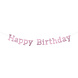 Happy Birthday Letterslinger Roze 3m Happy Birthday Letterslinger Roze 3m