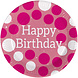 Happy Birthday Borden Roze 23cm 8st Happy Birthday Borden Roze 23cm 8st