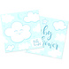 Babyshower Jongen Servetten 25cm 20st Babyshower Jongen Servetten 25cm 20st