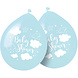 Babyshower Jongen Ballonnen 30cm 8st Babyshower Jongen Ballonnen 30cm 8st