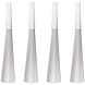 Feesttoeters Zilver 19cm 4st Feesttoeters Zilver 19cm 4st