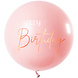 Happy Birthday Reuze Ballon Roze XL 80cm Happy Birthday Reuze Ballon Roze XL 80cm
