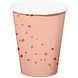 Happy Birthday Bekers Pastel Roze 350ml 8st Happy Birthday Bekers Pastel Roze 350ml 8st