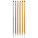 Bronzen Kaarsen 15cm 16st Bronzen Kaarsen 15cm 16st