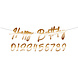 Happy Birthday Letterslinger Brons 1m Happy Birthday Letterslinger Brons 1m