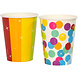 Happy Birthday Bekers Regenboog Confetti 250ml 6st Happy Birthday Bekers Regenboog Confetti 250ml 6st