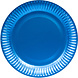 Blauwe Borden Mat 23cm 8st Blauwe Borden Mat 23cm 8st