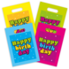 Happy Birthday Uitdeelzakjes Gekleurd 8st Happy Birthday Uitdeelzakjes Gekleurd 8st