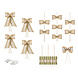 Auto Decoratie Set Bruiloft Strikjes Auto Decoratie Set Bruiloft Strikjes