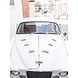 Auto Decoratie Set Bruiloft Strikjes Auto Decoratie Set Bruiloft Strikjes