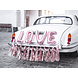 Auto Decoratie Set Bruiloft Rose Goud Auto Decoratie Set Bruiloft Rose Goud