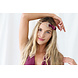 Bloemen Haarband Bordeaux Rood Bloemen Haarband Bordeaux Rood