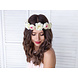 Bloemen Haarband Wit Bloemen Haarband Wit