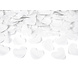 Confetti Kanon Hartjes Wit 80cm Confetti Kanon Hartjes Wit 80cm