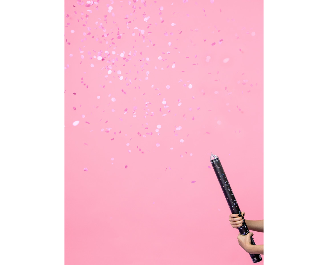 Confetti Kanon Gender Reveal Meisje 60cm Partywinkel