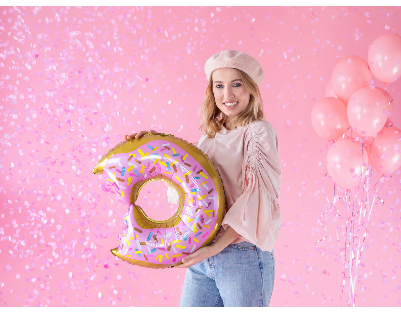 Confetti Kanon Gender Reveal Meisje 60cm Partywinkel