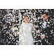 Confetti Kanon Vlinders Wit 80cm Confetti Kanon Vlinders Wit 80cm