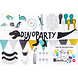Dinosaurus Versiering Set 39 delig Dinosaurus Versiering Set 39 delig