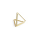 Naamkaarthouders Triangle Goud 2,3cm 10st Naamkaarthouders Triangle Goud 2,3cm 10st