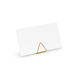 Naamkaarthouders Triangle Goud 2,3cm 10st Naamkaarthouders Triangle Goud 2,3cm 10st