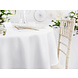 Wit Tafelkleed Rond 2,3m Wit Tafelkleed Rond 2,3m