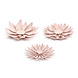 Papieren Bloemen Roze Pastel 3st Papieren Bloemen Roze Pastel 3st