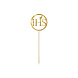 Taarttopper Communie IHS Goud 22cm Taarttopper Communie IHS Goud 22cm