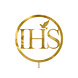 Taarttopper Communie IHS Goud 22cm Taarttopper Communie IHS Goud 22cm