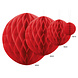 Honeycomb Bal Rood 10cm Honeycomb Bal Rood 10cm