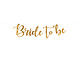 Bruiloft Slinger Bride To Be Goud 80cm Bruiloft Slinger Bride To Be Goud 80cm