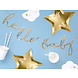 Geboorteslinger Hello Baby Goud 70cm Geboorteslinger Hello Baby Goud 70cm