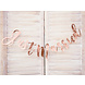 Bruiloft Slinger Just Married 77cm Bruiloft Slinger Just Married 77cm