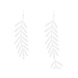 Bladeren Hangdecoratie Wit 1,8m Bladeren Hangdecoratie Wit 1,8m