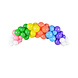 Ballonnenboog Zelf Maken Set Regenboog 2m Ballonnenboog Zelf Maken Set Regenboog 2m