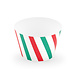 Cupcake Vormpjes Rood Groen 7,6cm 6st Cupcake Vormpjes Rood Groen 7,6cm 6st