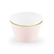 Cupcake Vormpjes Lichtroze Pastel 7,6cm 6st Cupcake Vormpjes Lichtroze Pastel 7,6cm 6st