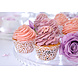 Cupcake Vormpjes Wit 8,5cm 10st Cupcake Vormpjes Wit 8,5cm 10st