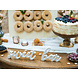 Tafeldecoratie Sweet Bar Wit 37cm Tafeldecoratie Sweet Bar Wit 37cm