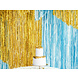 Gouden Deurgordijn Metallic 2,5m Gouden Deurgordijn Metallic 2,5m