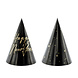 Happy New Year Feesthoedjes 16cm 6st Happy New Year Feesthoedjes 16cm 6st