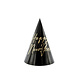 Happy New Year Feesthoedjes 16cm 6st Happy New Year Feesthoedjes 16cm 6st