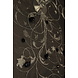 Zwarte Organza Stof Zilveren Bloemen 36cm 9m Zwarte Organza Stof Zilveren Bloemen 36cm 9m