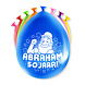 Abraham Ballonnen 50 Jaar 30cm 8st Abraham Ballonnen 50 Jaar 30cm 8st