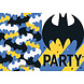 Batman Uitnodigingen 14cm 8st Batman Uitnodigingen 14cm 8st