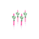 Cactus Kaarsjes 5,9cm 4st Cactus Kaarsjes 5,9cm 4st
